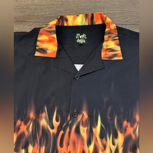 Benny's Short Sleeve Button Up Shirt Size L Gently‎ Worn